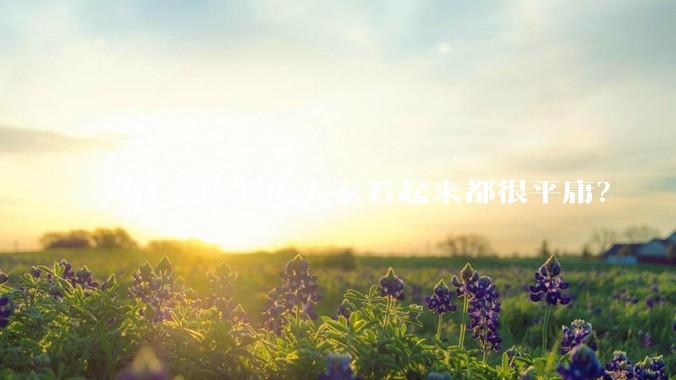 为什么体制内大家看起来都很平庸？